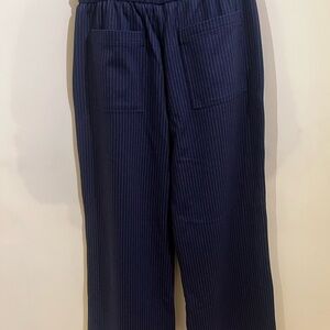 NEW WITH TAGS….Women’s Navy Pinstripe Pants